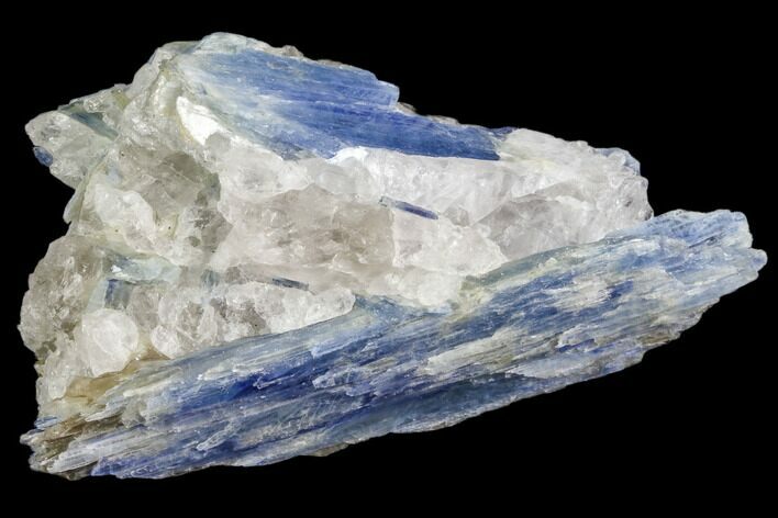 Vibrant Blue Kyanite Crystals In Quartz - Brazil #80389